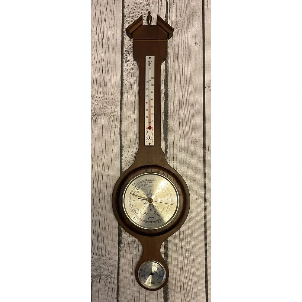 Vintage Jason Weather Station Thermometer, Barometer & Humidity Meter